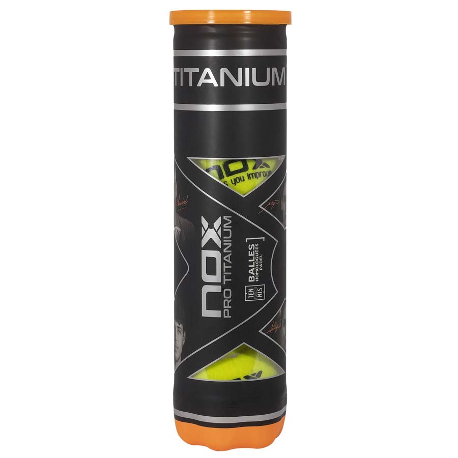 Bote 4 pelotas NOX Pro Titanium
