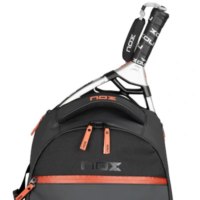 Mochila-Nox-Luxury-Open-Series-Negro-Rojo-Bolsillo